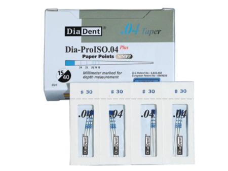 DiaDent .04 Sterilní papírové čepy, vel. 015