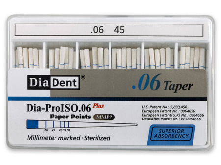 DiaDent .06 - Papírové čepy, vel. 045